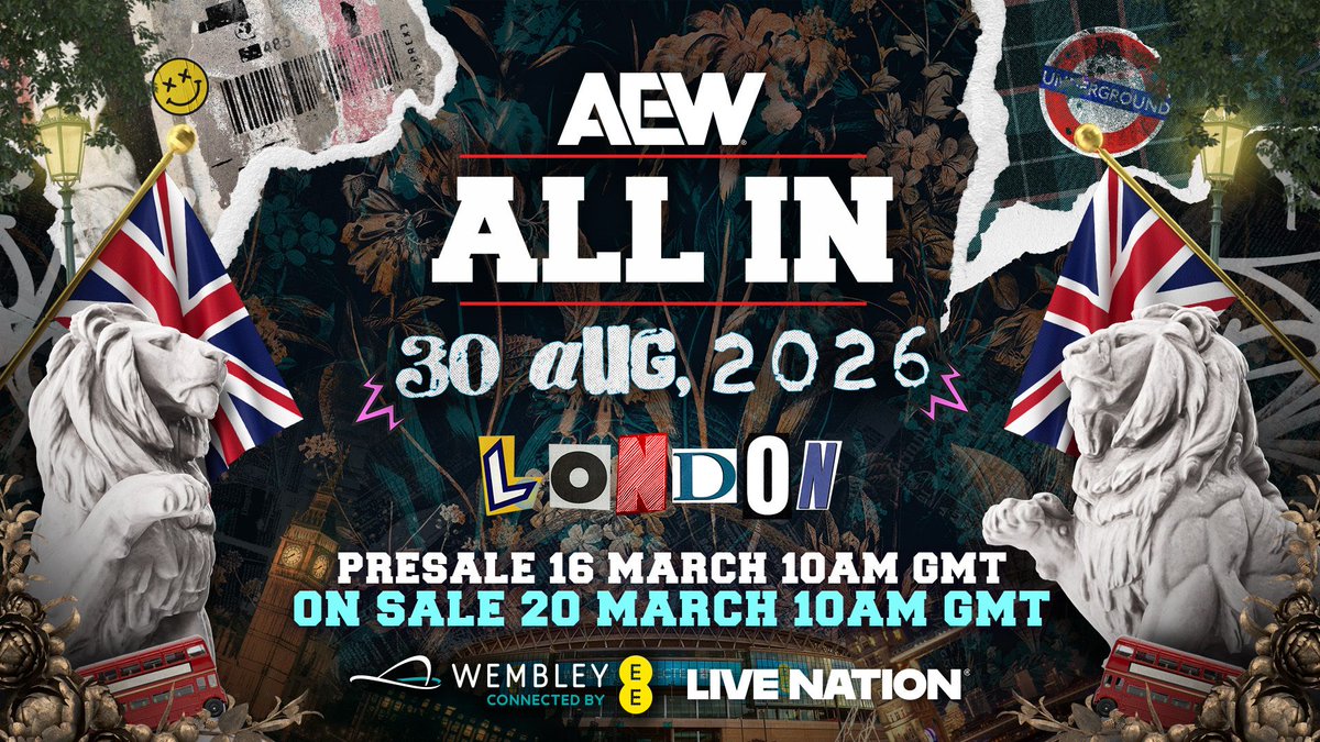 AEW: All In se vrací do Wembley, Zápasy pro sobotní event AEW Grand Slam Australia