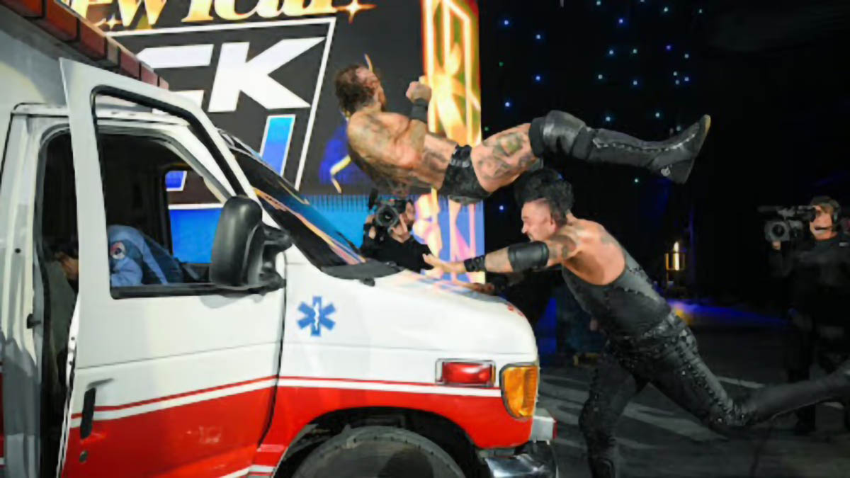 Aleister Black utrpěl menší zranění v Ambulance zápase