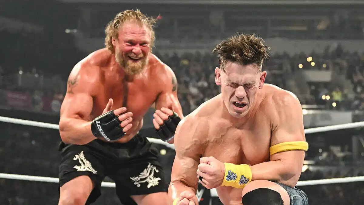 Naznačil John Cena konec kariéry Brocka Lesnara?