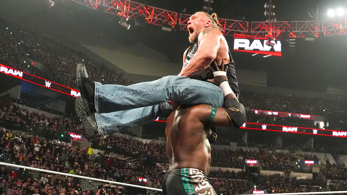 Oba Femi vs. Brock Lesnar