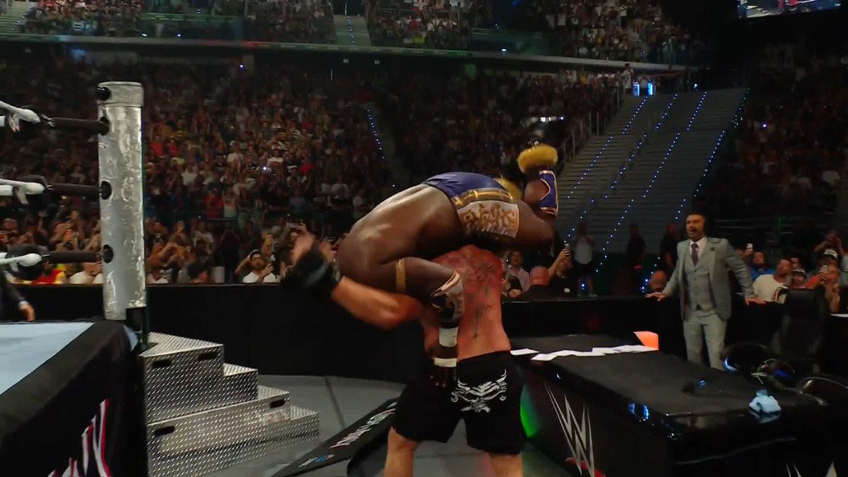 SPOILER: Kdo zvítězil v zápase Brock Lesnar vs. Oba Femi II?