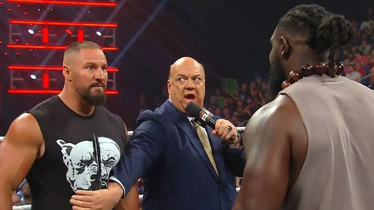 Bron Breakker, Paul Heyman & Oba Femi