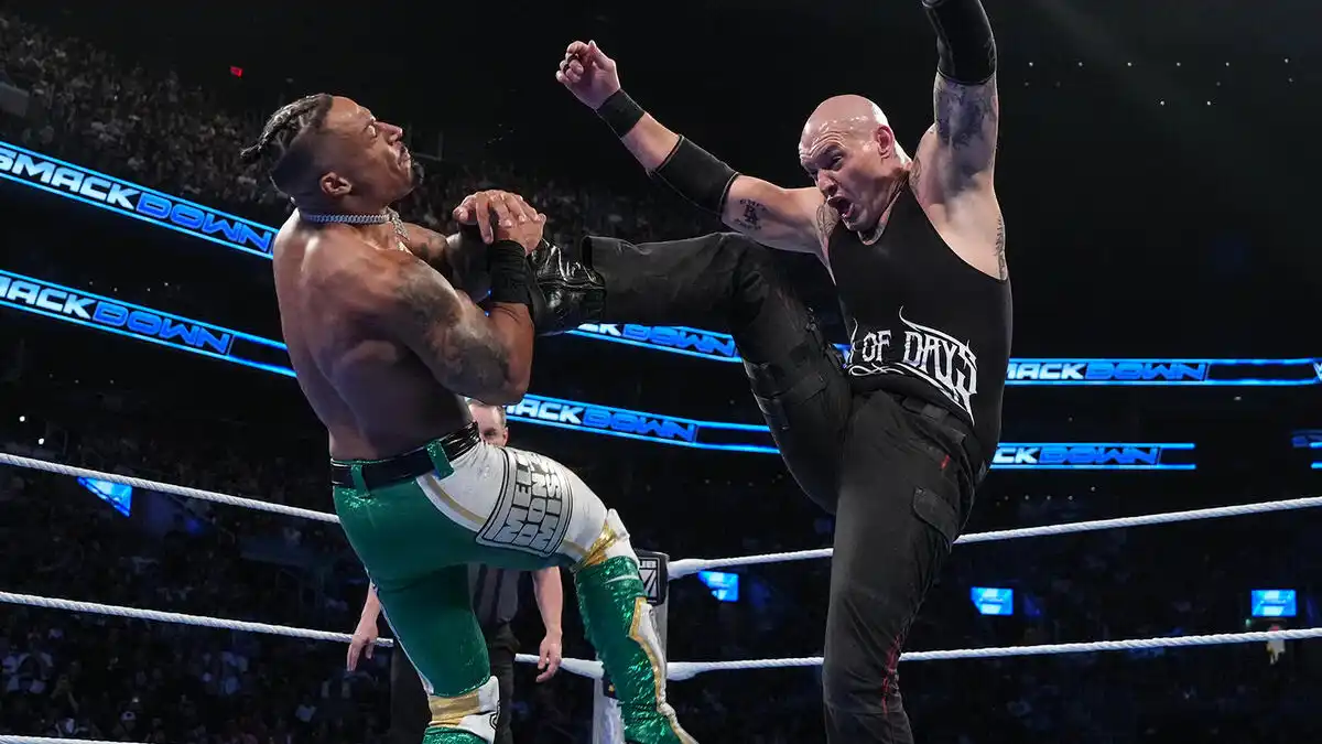 Carmelo Hayes vs. Baron Corbin
