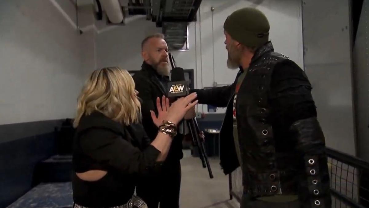 Renee Paquette, Christian Cage & Adam Copeland