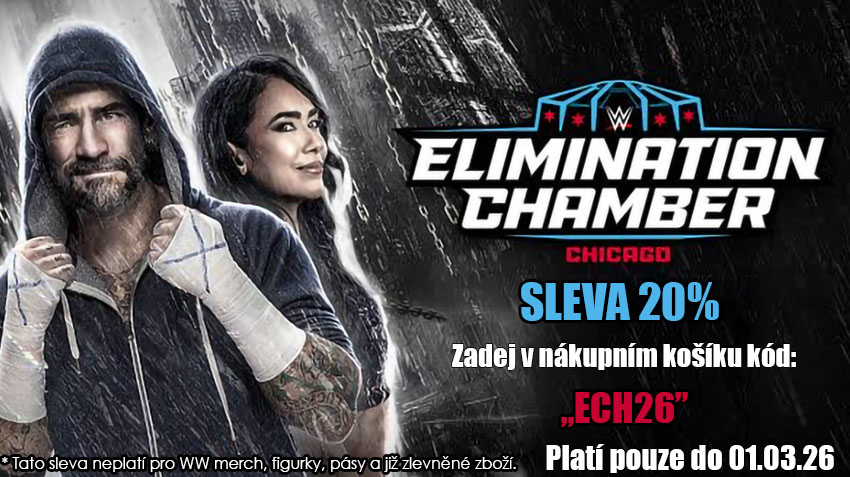 WrestlingShop: Speciální WWE Elimination Chamber 2026 sleva!