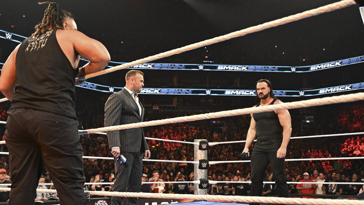 Jacob Fatu, Nick Aldis & Drew McIntyre