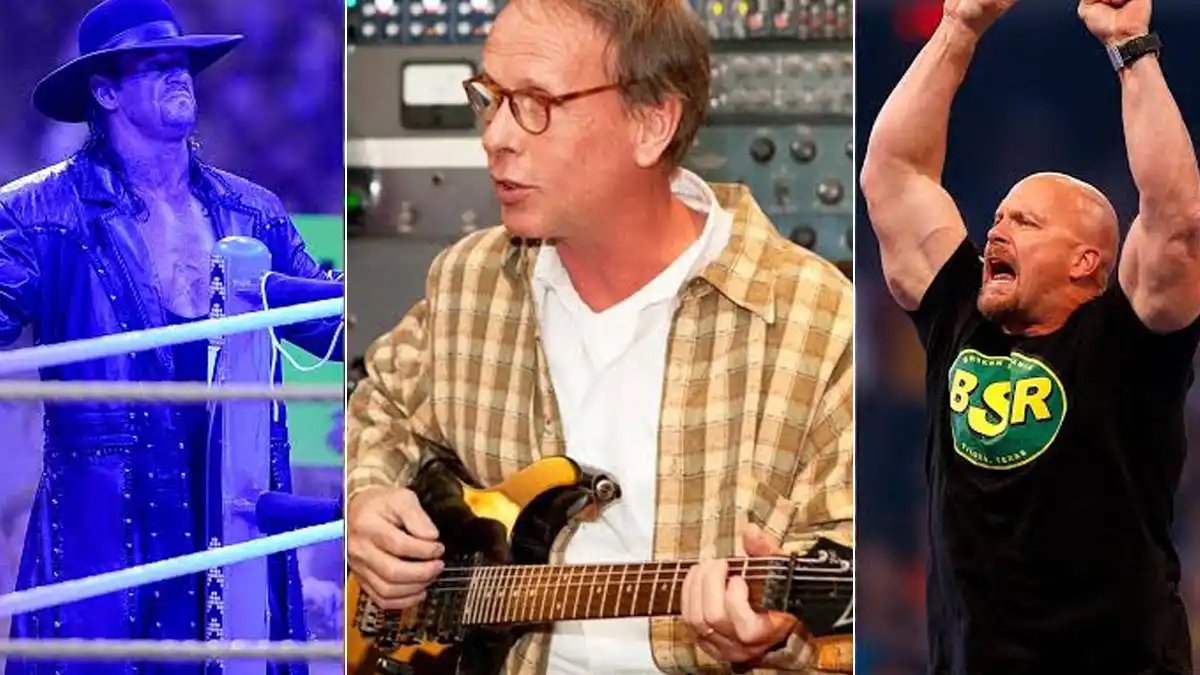 Undertaker, Jim Johnston & Steve Austin