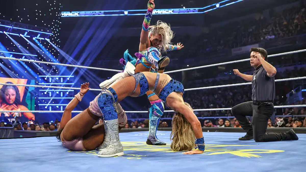 Lash Legend vs. Giulia vs. Charlotte Flair