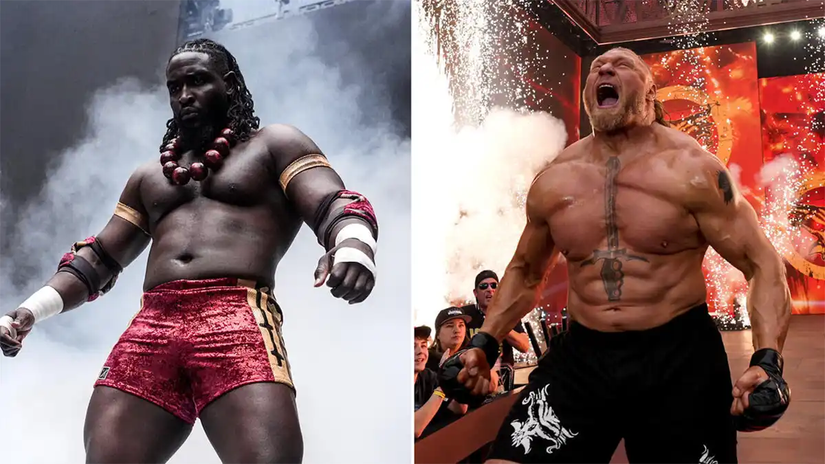 Oba Femi & Brock Lesnar