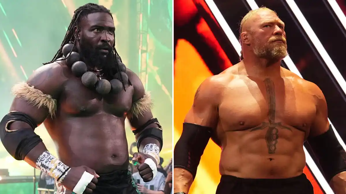 Oba Femi vs. Brock Lesnar