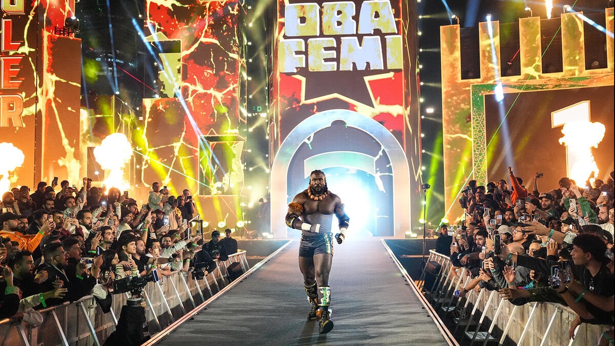 Oba Femi byl jednou z velmi chválených hvězd po Royal Rumble