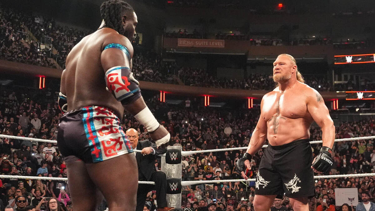 Oba Femi vs. Brock Lesnar