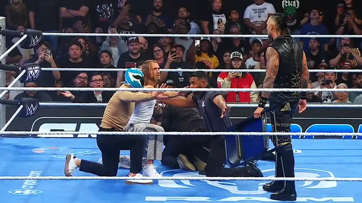 Fraxiom, R-Truth & Damian Priest