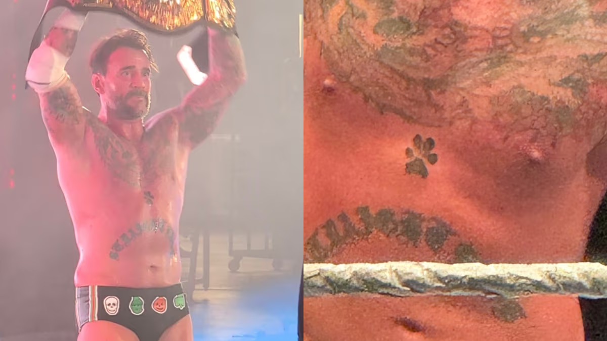 CM Punk si uctil svého zesnulého psa Larryho novým tetováním