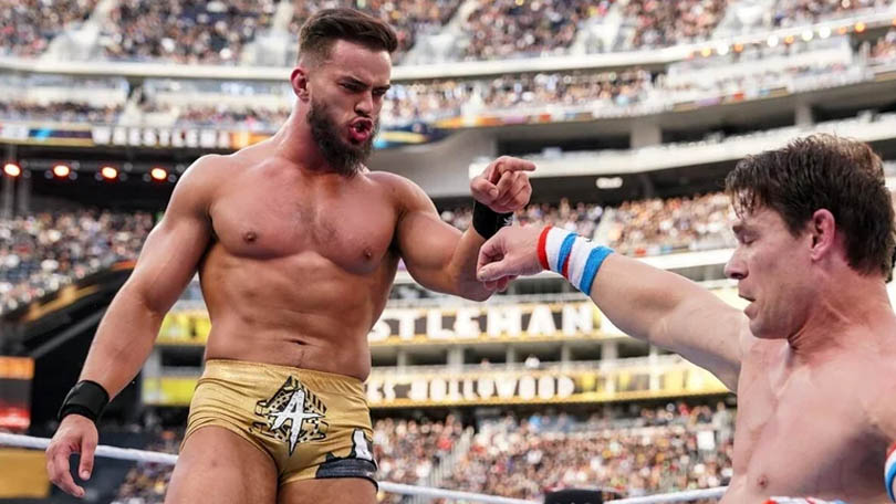 Austin Theory o vítězství nad Johnem Cenou na WWE WrestleManii 39