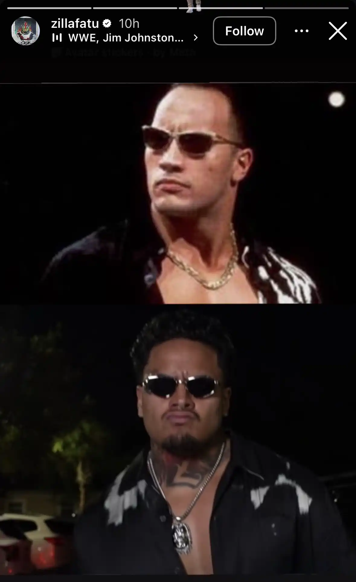 The Rock & Zilla Fatu