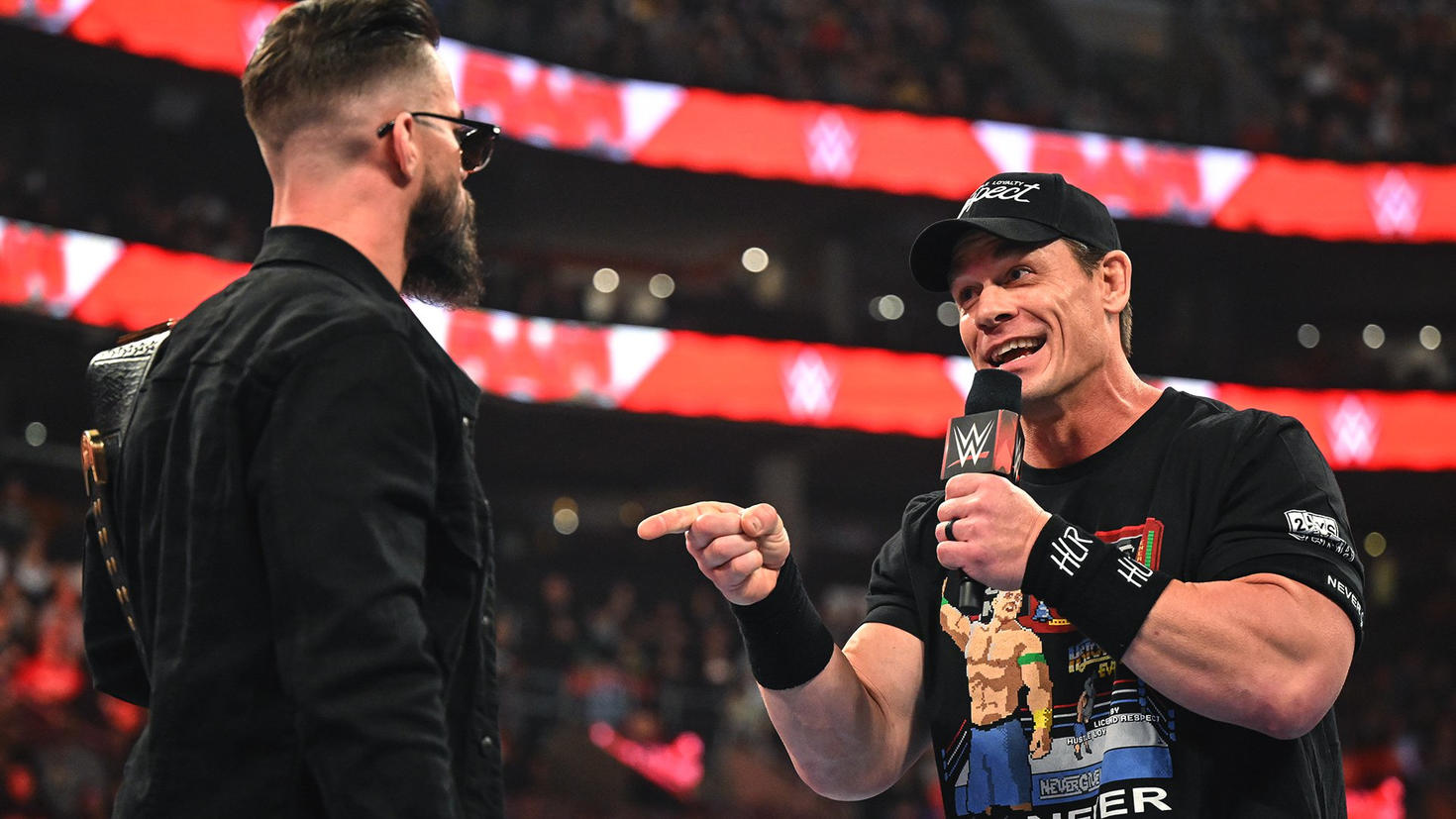 Austin Theory vs. John Cena