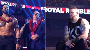 Roman Reigns, Paul Heyman & Kevin Owens
