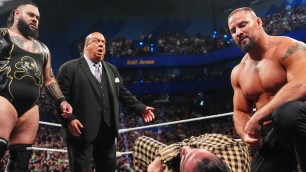 Bronson Reed, Paul Heyman, Bron Breakker & Seth Rollins
