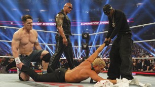 John Cena, The Rock, Cody Rhodes & Travis Scott