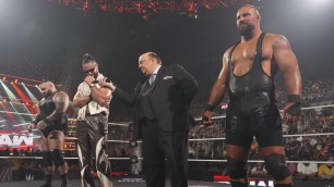 Bronson Reed, Seth Rollins, Paul Heyman & Bron Breakker