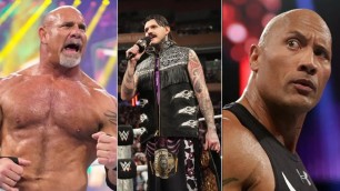 Goldberg, Dominik Mysterio & The Rock