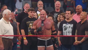 Závěrečný projev Goldberga na WWE Saturday Night's Main Event