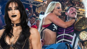 Rhea Ripley, Liv Morgan & Dominik Mysterio