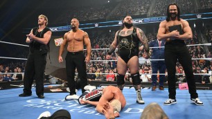 Logan Paul, Bron Breakker, Bronson Reed & Drew McIntyre vs. Cody Rhodes