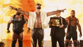Bronson Reed, Seth Rollins, Paul Heyman & Bron Breakker