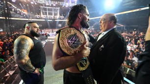 Bronson Reed, Seth Rollins & Paul Heyman