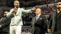 Bronson Reed, Seth Rollins, Paul Heyman & Bron Breakker